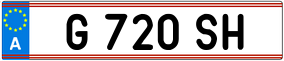 Truck License Plate